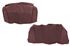 Triumph Stag Rear Seat Cover Kit - Leather Faced - Per Vehicle - Plain Flutes - Chestnut - RS1589CHESTNUT LF